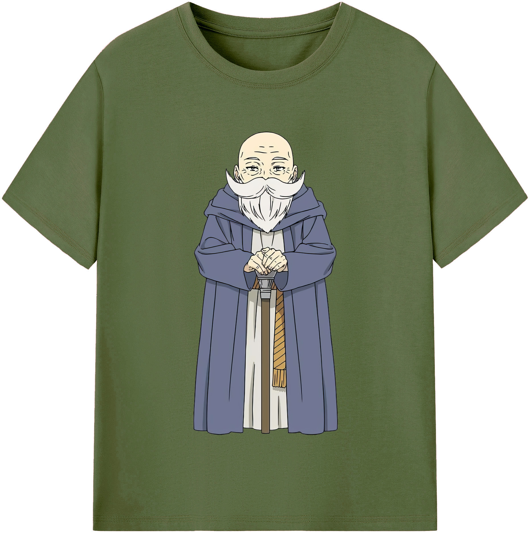 （画像用） 葬送のフリーレン Frieren 綿100％半袖Tシャツ（フロントプリント）
